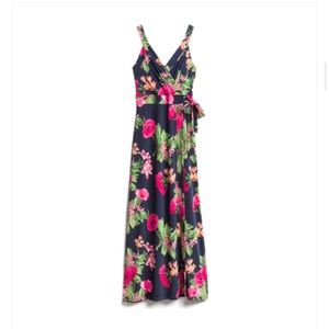 NWT Helena Market & Spruce 1X Maxi Dress Floral